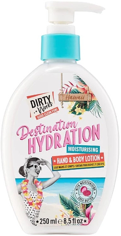 Nawilżający balsam do rąk i ciała - Dirty Works Destination Hydration Hand and Body Lotion — Zdjęcie N1