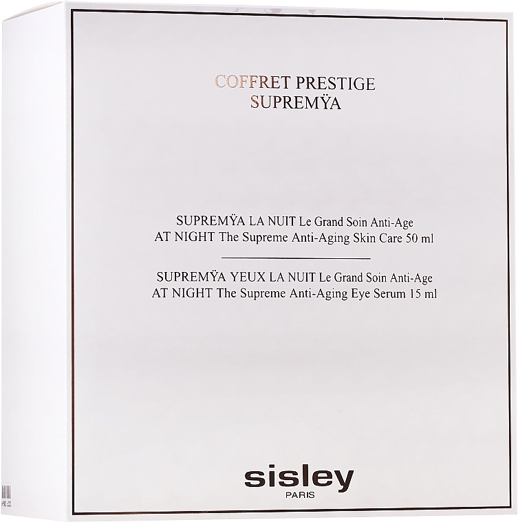 Zestaw - Sisley Supremya Prestige Gift Set (eye/cr ser 15 ml + f/cr/ser 50 ml) — Zdjęcie N1