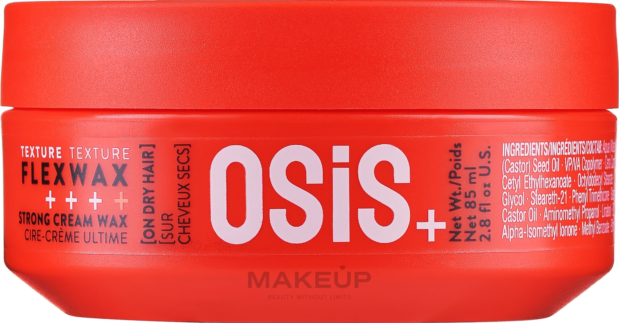 Ultramocny kremowy wosk do włosów - Schwarzkopf Professional OSiS+ FlexWax — Zdjęcie 85 ml