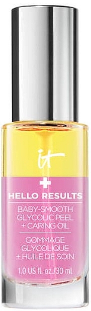 Peeling z kwasem glikolowym - It Cosmetics Hello Results Baby Smooth Glycolic Peel + Caring Oil — Zdjęcie N1