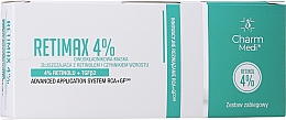 Kup PRZECENA! Dwuskładnikowa maska ​​złuszczająca z retinolem i czynnikiem wzrostu - Charmine Rose Charm Medi Retimax 4% Retinol + TGF B2 Advanced Application System RCA+GF *