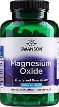 Suplement diety Magnez, 200 mg, 250 szt. - Swanson Magnesium — Zdjęcie N1
