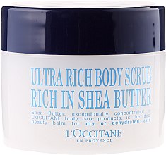 Silnie nawilżający peeling z masłem shea - L'occitane Shea Butter Ultra Rich Body Scrub — Zdjęcie N1