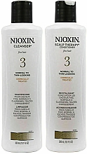 Kup Zestaw - Nioxin System 3 Cleanser & Scalp Therapy Conditioner Duo (h/sh/300ml + h/cond/300ml)