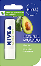 Nawilżający balsam do ust Awokado SPF 15 - NIVEA 24H Melt-in Natural Avocado Lip Balm — Zdjęcie N1