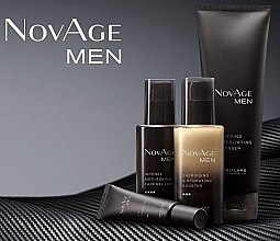 Przeciwstarzeniowy zestaw dla mężczyzn - Oriflame NovAge Men (cleanser 125ml + eye/gel 15ml + ser 50ml + gel 50ml) — Zdjęcie N11