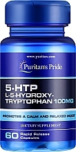 Suplement diety Metabolit aminokwasu tryptofanu - Puritan's Pride 5-HTP 100 mg — Zdjęcie N1