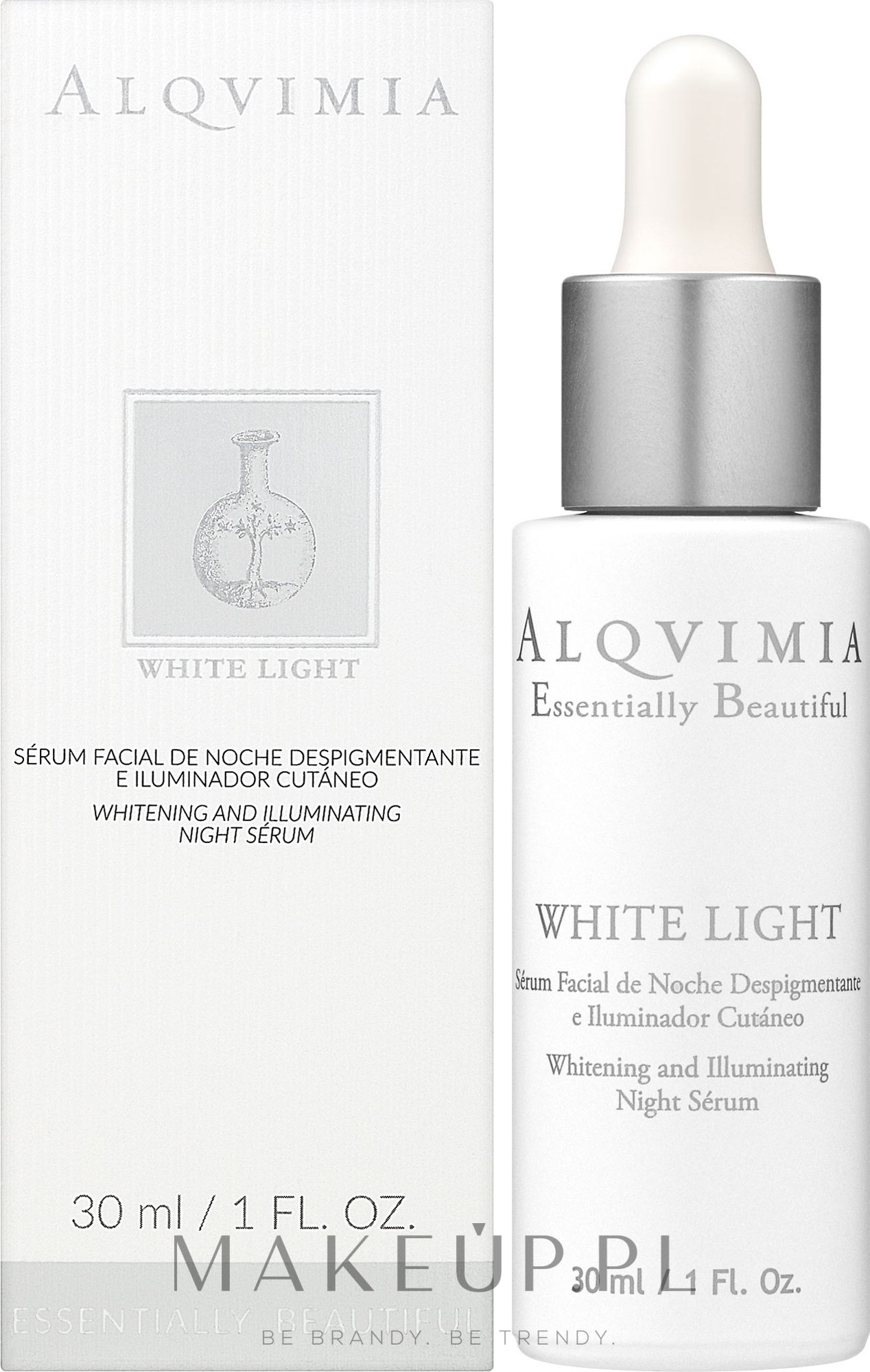 Rozświetlające serum do twarzy na noc - Alqvimia Serum White Light  — Zdjęcie 30 ml