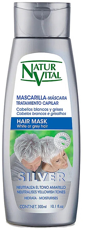 Maska do jasnych włosów - Naturaleza Y Vida Silver Mask — Zdjęcie N1