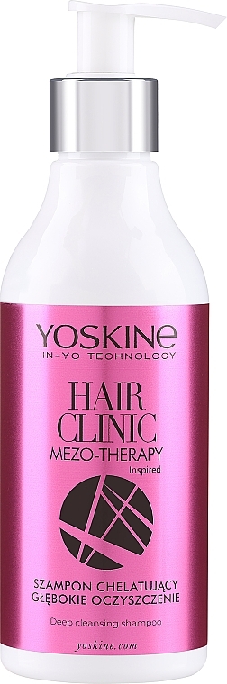 PRZECENA! Szampon chelatujący do głębokiego oczyszczania włosów - Yoskine Hair Clinic Mezo-therapy Deep Cleansing Shampoo * — Zdjęcie N1