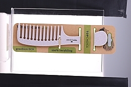 Kup Grzebień do włosów, 60625, kremowy - Top Choice Eco Hair Brush