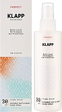 PRZECENA! Spray do opalania nadający naturalny blask - Klapp Multi Level Performance Sun Protection Invisible Face & Body Glow Spray SPF30 * — Zdjęcie N3