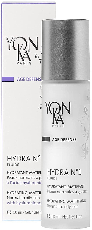 Nawilżający matujący płyn do twarzy - Yon-ka Hydra 1 Fluide — Zdjęcie N1
