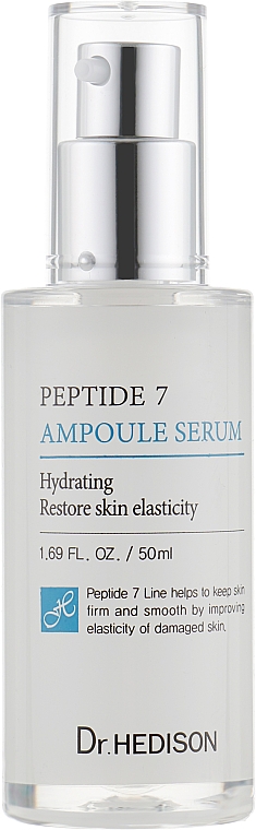 Nawilżające serum ampułkowe z peptydami - Dr.Hedison Peptide 7 Serum — Zdjęcie N1