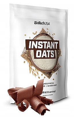 Zamiennik posiłku Płatki owsiane o smaku czekoladowym - BiotechUSA Instant Oats Chocolate — Zdjęcie N1