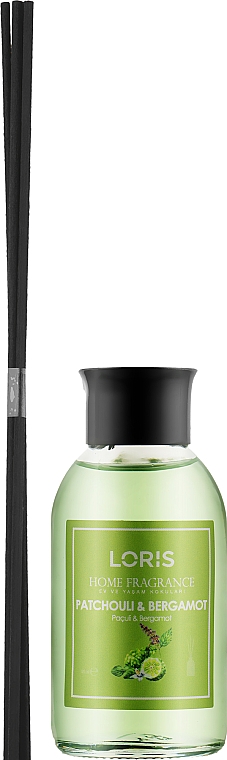 Dyfuzor zapachowy Paczula i bergamotka - Loris Parfum Patchouli & Bergamot Reed Diffuser — Zdjęcie N5