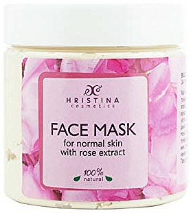 Różana maseczka dla cery normalnej - Hristina Cosmetics Rose Extract Face Mask — Zdjęcie N1