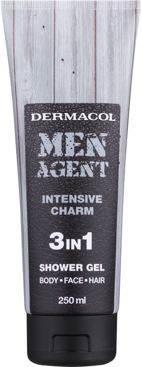 Żel pod prysznic - Dermacol Men Agent Intensive Charm 3in1 Shower Gel — Zdjęcie N1