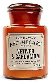 Świeca zapachowa w słoiku - Paddywax Apothecary Artisan Made Soywax Candle Vetiver & Cardamom — Zdjęcie N2