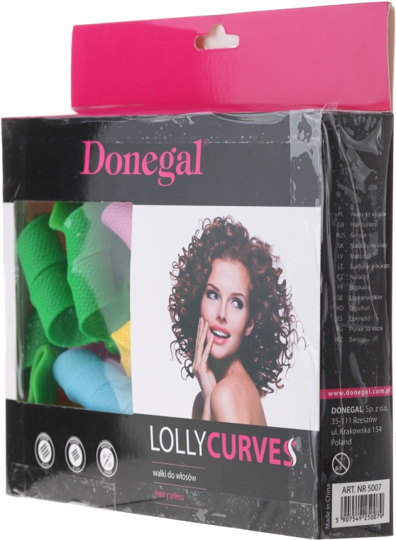 PRZECENA! Wałki do włosów Lolly Curves 5007 - Donegal * — Zdjęcie N2