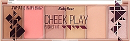 Paletka do makijażu - Ruby Rose Cheek Play Pocket Kit — Zdjęcie N2