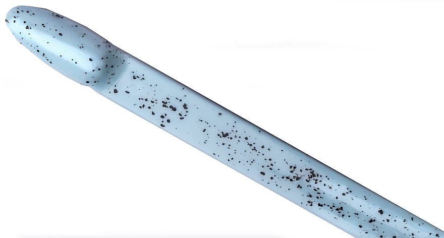 Top do lakieru hybrydowego - Elisium Top Coat Shiny Black Confetti — Zdjęcie N2