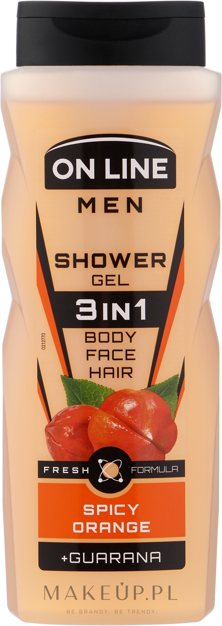 Żel pod prysznic dla mężczyzn 3 w 1 - On Line Men & Care Spicy Orange Shower Gel — Zdjęcie 410 ml