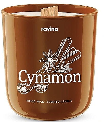 Świeca zapachowa Cynamon - Ravina Aroma Candle — Zdjęcie N1
