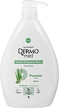 Kremowe mydło do rąk Aloes - Dermomed Hand Wash Aloe With Hyaluronic Acid — Zdjęcie N3