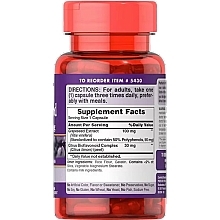 Suplement diety Ekstrakt z pestek winogron, 100 mg - Puritan's Pride Grapeseed Extract — Zdjęcie N2