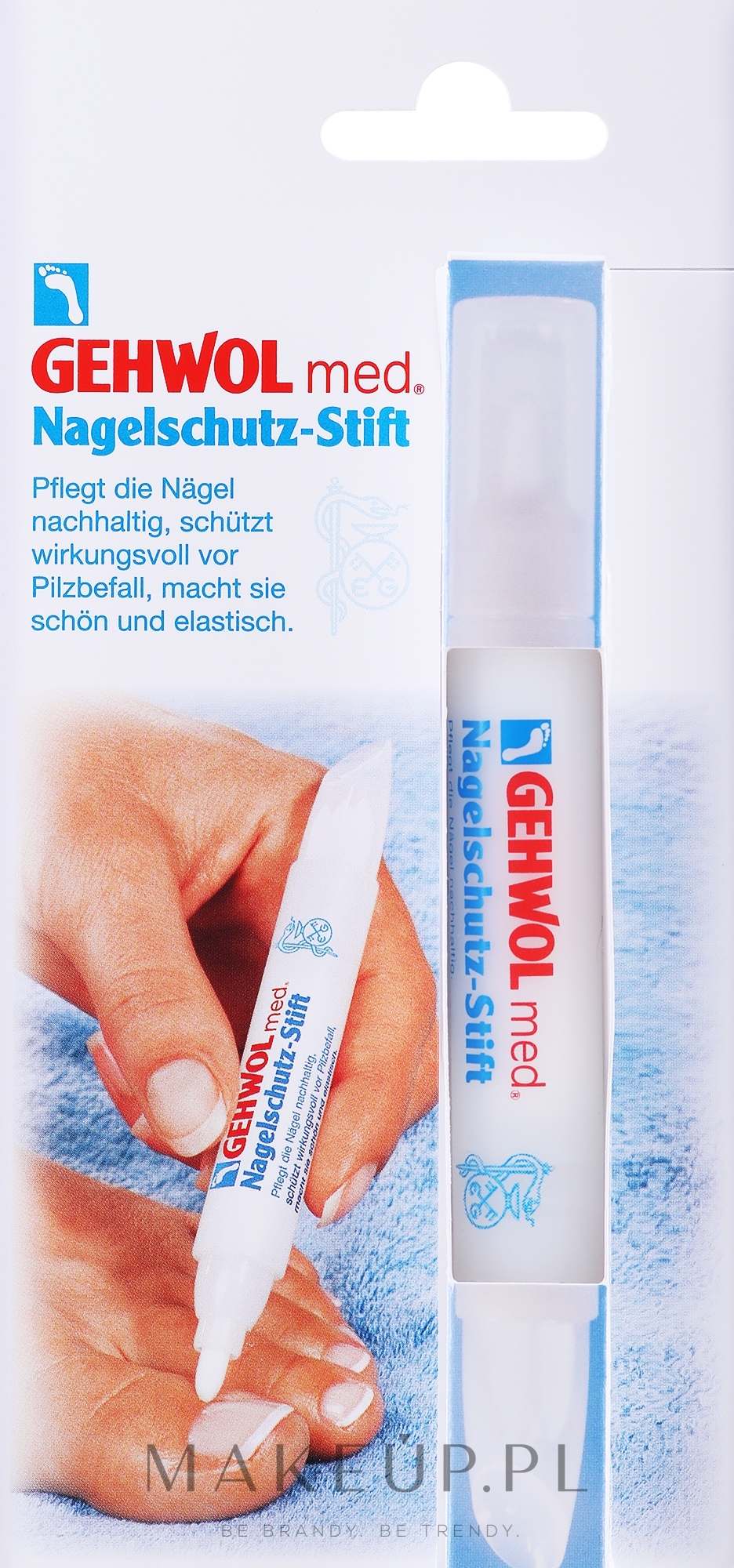 Sztyft pielęgnacyjny do skórek i paznokci - Gehwol Nagelschutz-Stift — Zdjęcie 3 ml