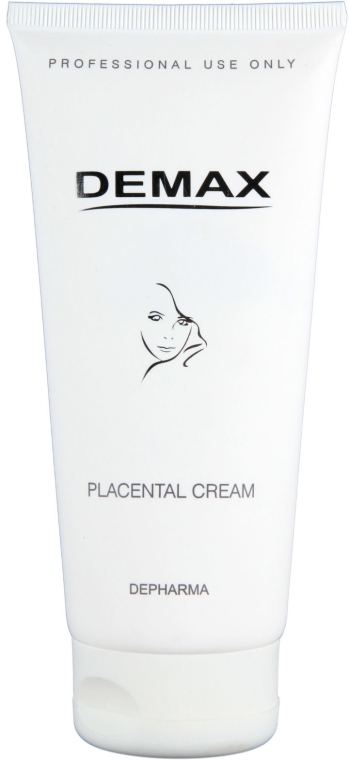 Placentowy krem przeciwzmarszczkowy do twarzy - Demax Placental Cream Against Wrinkles — Zdjęcie N2