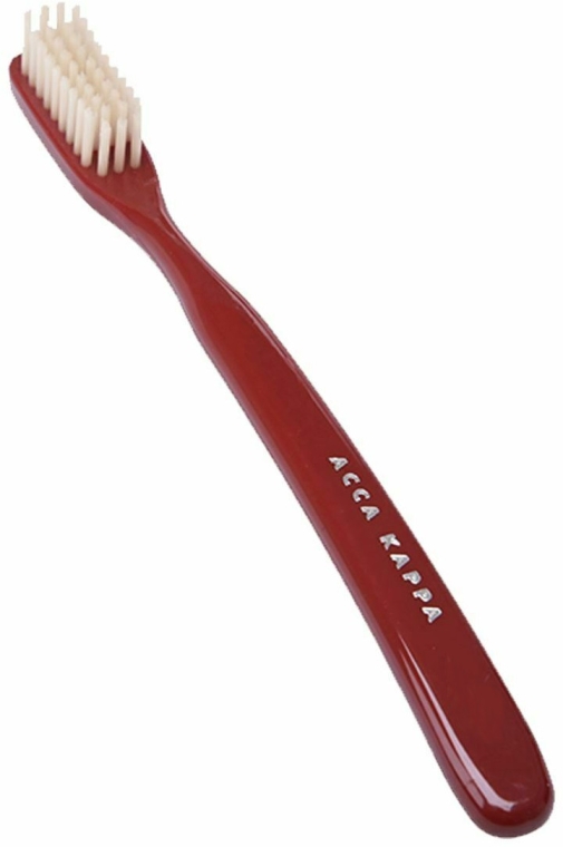 Szczoteczka do zębów - Acca Kappa Vintage Collection Nylon Soft Toothbrush Red