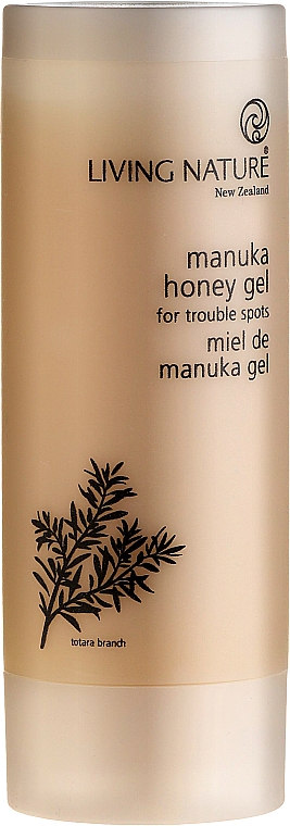 Żel z miodem manuka przeciw wypryskom do wszystkich typów cery - Living Nature Manuka Honey Gel — Zdjęcie N1