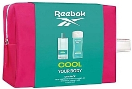 Reebok Cool Your Body - Zestaw (edt/100ml + sh/gel/250ml + bag/1pcs) — Zdjęcie N1