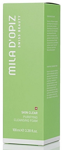 Pianka oczyszczająca do mycia - Mila D’Opiz Skin Clear Purifying Cleansing Foam — Zdjęcie N2