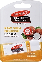 PRZECENA! Balsam z masłem shea do ust suchych i popękanych - Palmer’s Raw Shea Nourish Lip Balm * — Zdjęcie N1