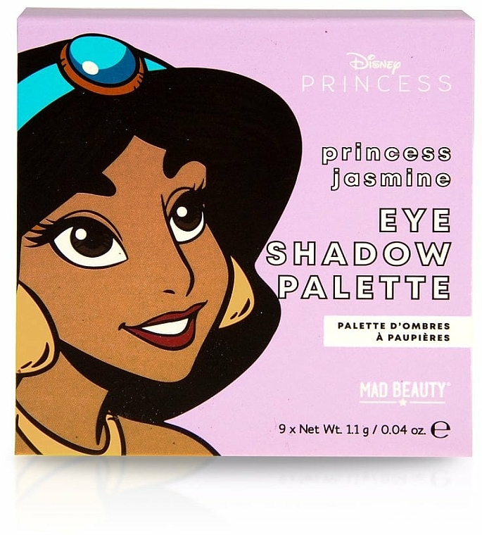 Paleta cieni do powiek - Mad Beauty Disney POP Princess Mini Jasmine Eyeshadow Palette — Zdjęcie N1