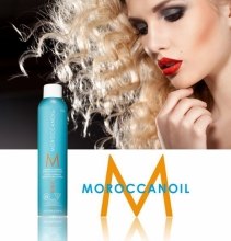 Lekki lakier nabłyszczający do włosów - Moroccanoil Luminous Hairspray Strong Flexible Hold — Zdjęcie N3