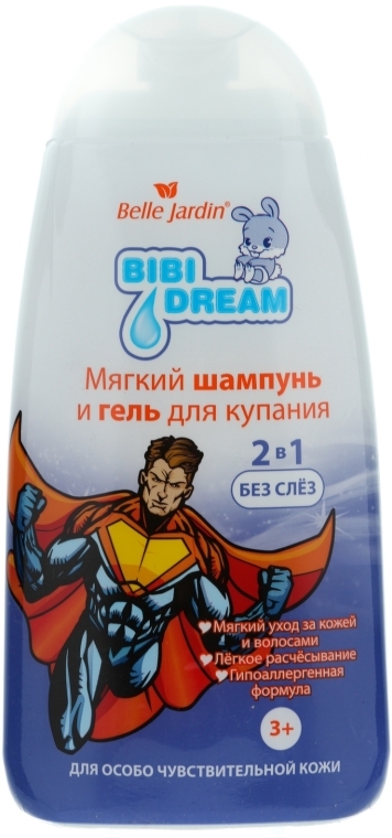 Szampon i żel 2 w 1 do kąpieli dla chłopców Superman - Belle Jardin Bibi Dream — Zdjęcie N1