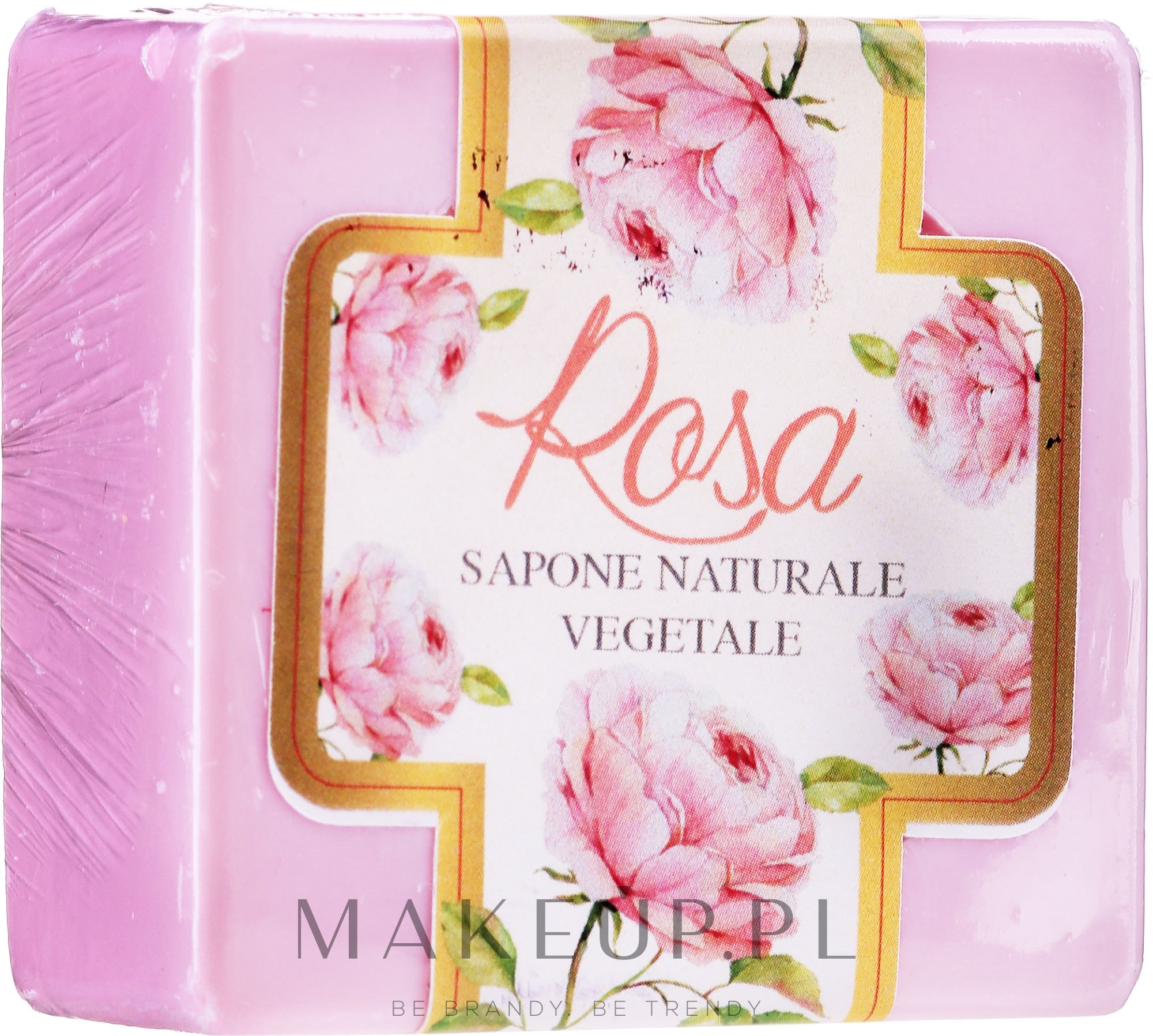 Mydło w kostce Róża - Antico Saponificio Gori 1919 Rose Natural Vegetable Soap — Zdjęcie 100 g