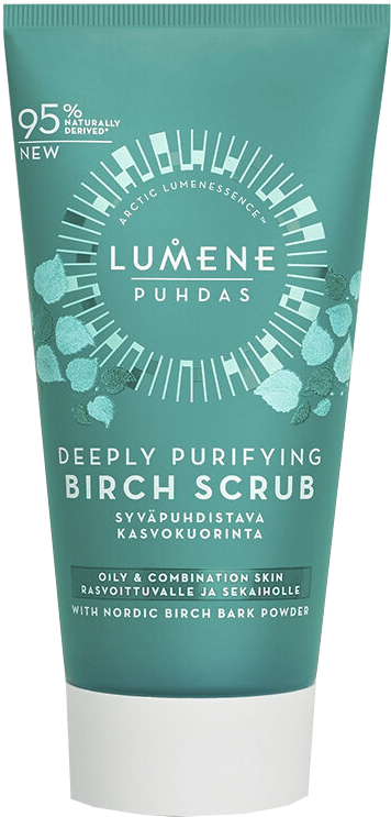 Głęboko oczyszczający brzozowy scrub do twarzy - Lumene Puhdas Deeply Purifying Birch Scrub