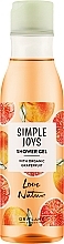 Kup Organiczny żel pod prysznic, grejpfrut - Oriflame Love Nature Simple Joys Shower Gel