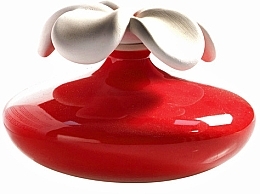 Dyfuzor ceramiczny bez wypełnienia, 7x5,5 cm - Millefiori Milano Lovely Flower Mini Red Ceramic Diffuser — Zdjęcie N1
