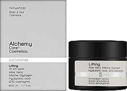 Przeciwstarzeniowy krem liftingujący do twarzy - Alchemy Care Cosmetics Antiaging Lifting All Types Skin — Zdjęcie N2