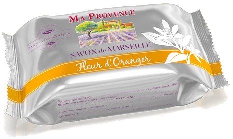 Mydło w kostce Pomarańcza - Ma Provence Orange Blossom Marseille Soap — Zdjęcie N1