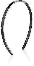 Opaska do włosów - Balmain Paris Hair Couture Small Headband Black/White — Zdjęcie N1