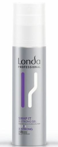 Ekstramocny żel do układania włosów - Londa Professional Swap It X-Strong Gel