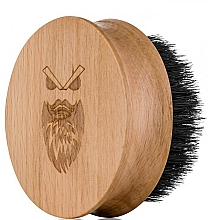 Drewniana szczotka do brody - Angry Beards Safe Brush — Zdjęcie N2