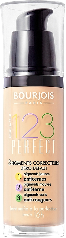 PRZECENA! Podkład do twarzy - Bourjois 123 Perfect Foundation * — Zdjęcie N1